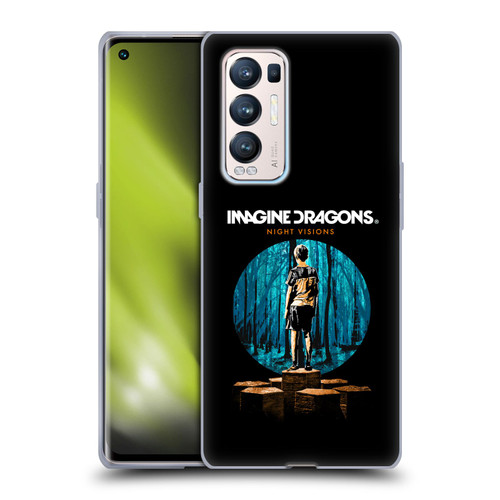 Imagine Dragons Key Art Night Visions Painted Soft Gel Case for OPPO Find X3 Neo / Reno5 Pro+ 5G