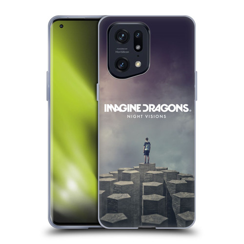 Imagine Dragons Key Art Night Visions Album Cover Soft Gel Case for OPPO Find X5 Pro