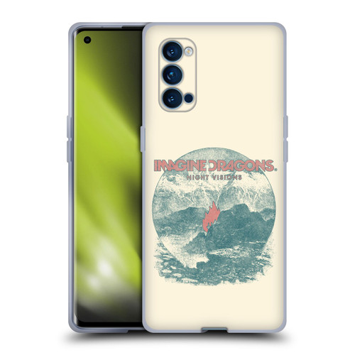 Imagine Dragons Key Art Flame Night Visions Soft Gel Case for OPPO Reno 4 Pro 5G