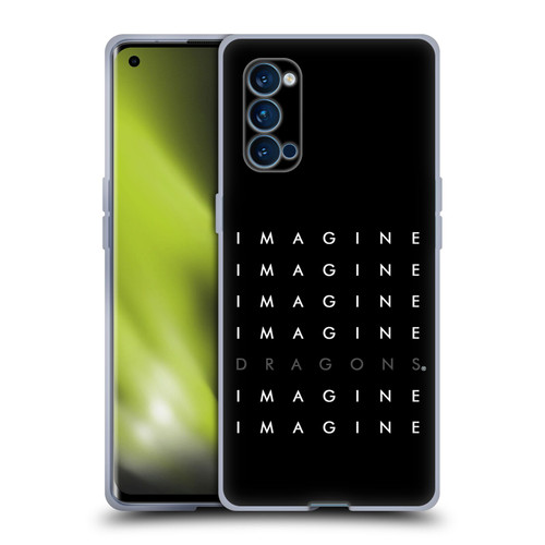 Imagine Dragons Key Art Logo Repeat Soft Gel Case for OPPO Reno 4 Pro 5G