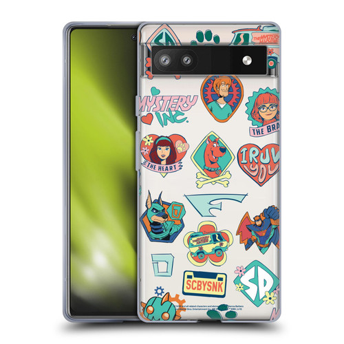 Scoob! Scooby-Doo Movie Graphics Retro Icons Soft Gel Case for Google Pixel 6a