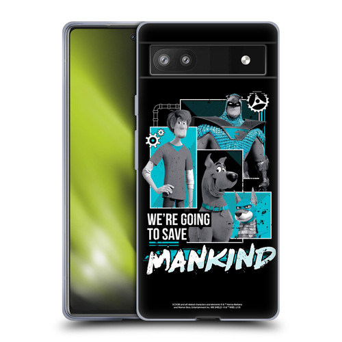 Scoob! Scooby-Doo Movie Graphics Save Mankind Soft Gel Case for Google Pixel 6a