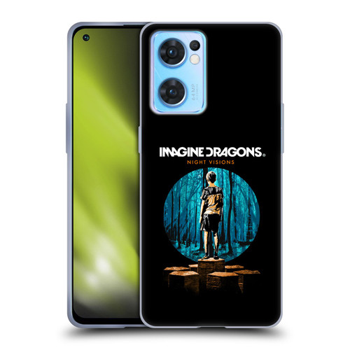 Imagine Dragons Key Art Night Visions Painted Soft Gel Case for OPPO Reno7 5G / Find X5 Lite