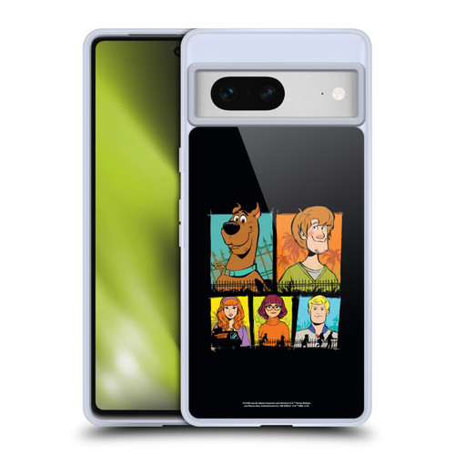 Scoob! Scooby-Doo Movie Graphics Mystery Inc. Gang Soft Gel Case for Google Pixel 7