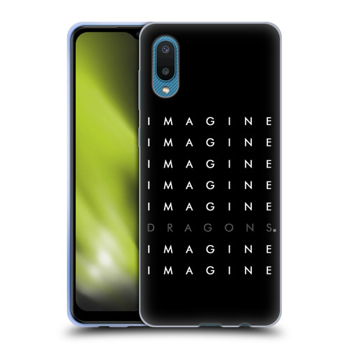 Imagine Dragons Key Art Logo Repeat Soft Gel Case for Samsung Galaxy A02/M02 (2021)