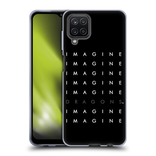 Imagine Dragons Key Art Logo Repeat Soft Gel Case for Samsung Galaxy A12 (2020)