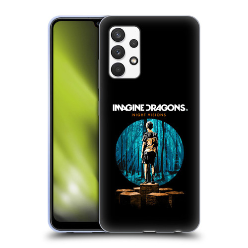 Imagine Dragons Key Art Night Visions Painted Soft Gel Case for Samsung Galaxy A32 (2021)