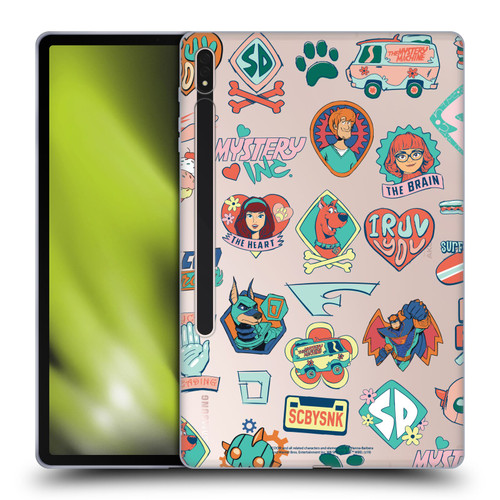 Scoob! Scooby-Doo Movie Graphics Retro Icons Soft Gel Case for Samsung Galaxy Tab S8 Plus