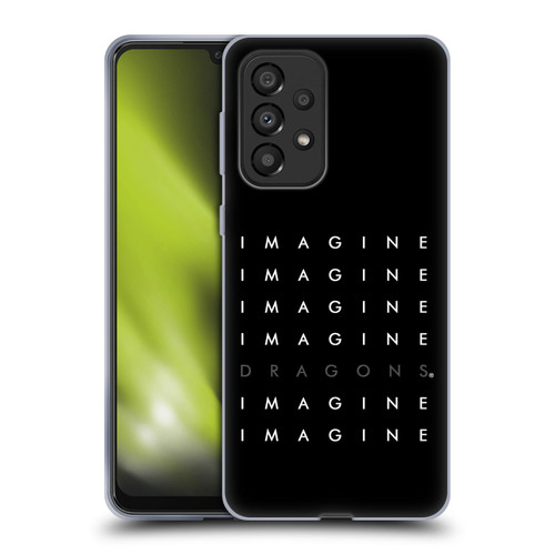 Imagine Dragons Key Art Logo Repeat Soft Gel Case for Samsung Galaxy A33 5G (2022)