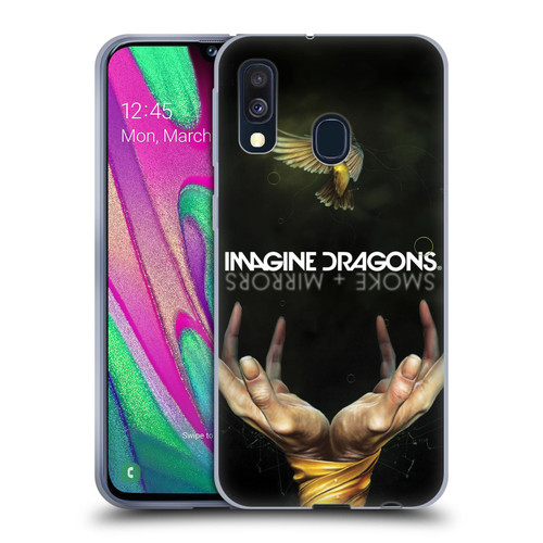 Imagine Dragons Key Art Smoke And Mirrors Soft Gel Case for Samsung Galaxy A40 (2019)