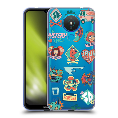 Scoob! Scooby-Doo Movie Graphics Retro Icons Soft Gel Case for Nokia 1.4