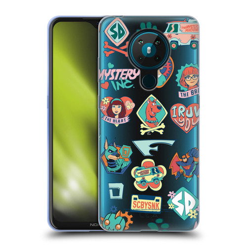 Scoob! Scooby-Doo Movie Graphics Retro Icons Soft Gel Case for Nokia 5.3