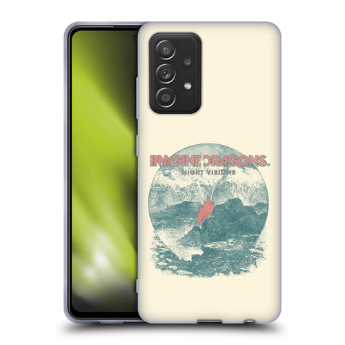 Imagine Dragons Key Art Flame Night Visions Soft Gel Case for Samsung Galaxy A52 / A52s / 5G (2021)