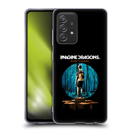Imagine Dragons Key Art Night Visions Painted Soft Gel Case for Samsung Galaxy A52 / A52s / 5G (2021)