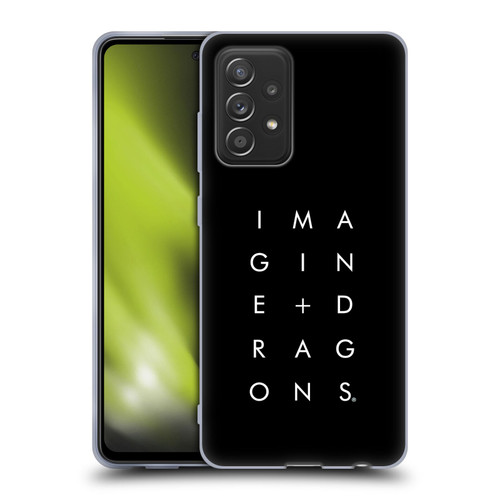 Imagine Dragons Key Art Stacked Logo Soft Gel Case for Samsung Galaxy A52 / A52s / 5G (2021)