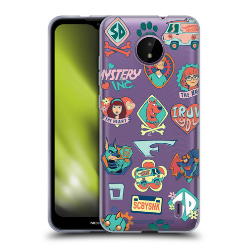 Scoob! Scooby-Doo Movie Graphics Retro Icons Soft Gel Case for Nokia C10 / C20