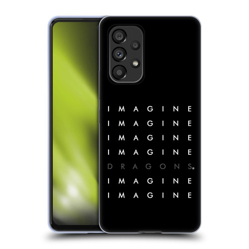 Imagine Dragons Key Art Logo Repeat Soft Gel Case for Samsung Galaxy A53 5G (2022)