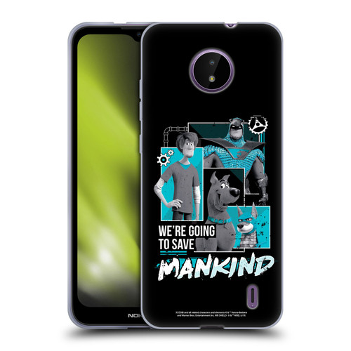 Scoob! Scooby-Doo Movie Graphics Save Mankind Soft Gel Case for Nokia C10 / C20