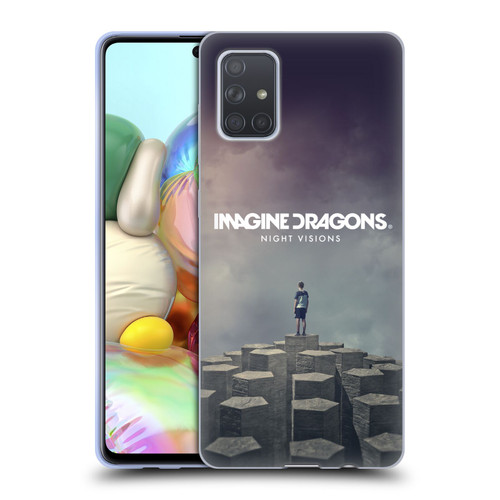 Imagine Dragons Key Art Night Visions Album Cover Soft Gel Case for Samsung Galaxy A71 (2019)