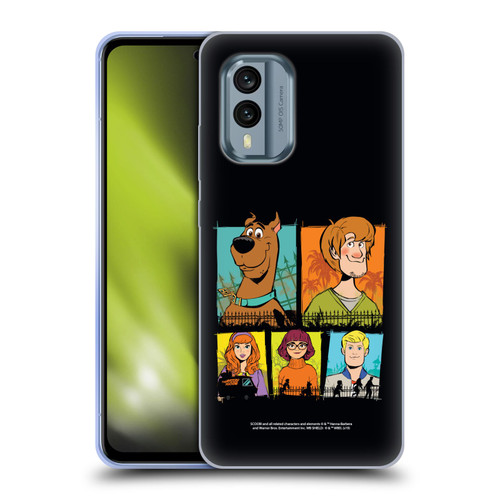 Scoob! Scooby-Doo Movie Graphics Mystery Inc. Gang Soft Gel Case for Nokia X30