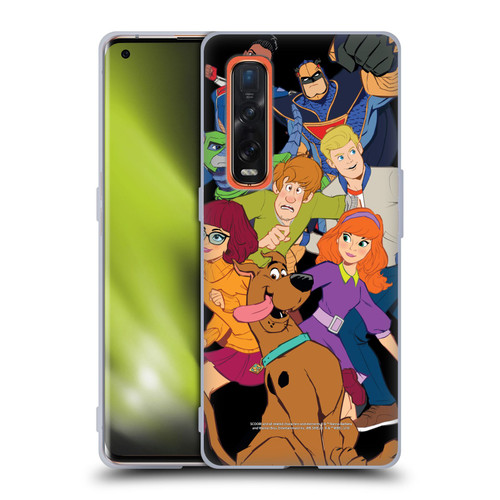 Scoob! Scooby-Doo Movie Graphics The Gang Soft Gel Case for OPPO Find X2 Pro 5G