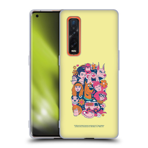 Scoob! Scooby-Doo Movie Graphics Retro Soft Gel Case for OPPO Find X2 Pro 5G