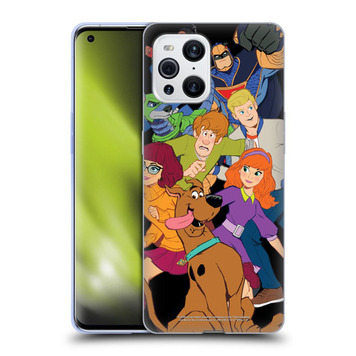 Scoob! Scooby-Doo Movie Graphics The Gang Soft Gel Case for OPPO Find X3 / Pro