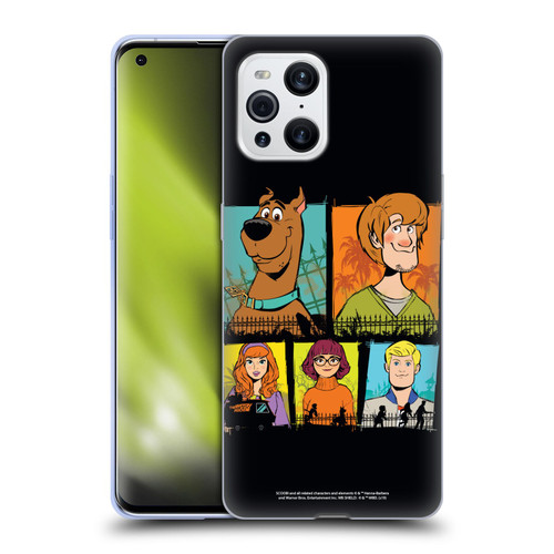 Scoob! Scooby-Doo Movie Graphics Mystery Inc. Gang Soft Gel Case for OPPO Find X3 / Pro