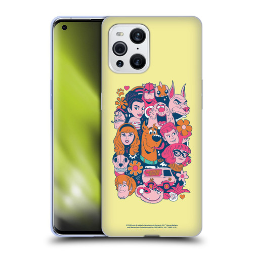 Scoob! Scooby-Doo Movie Graphics Retro Soft Gel Case for OPPO Find X3 / Pro