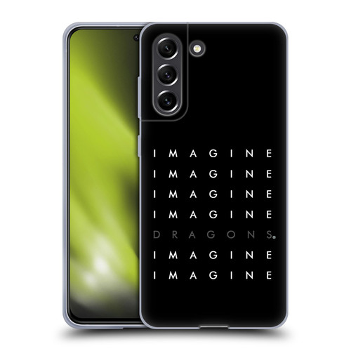 Imagine Dragons Key Art Logo Repeat Soft Gel Case for Samsung Galaxy S21 FE 5G