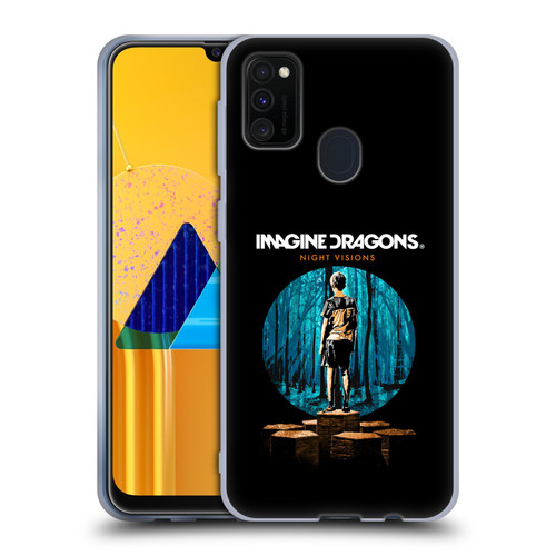 Imagine Dragons Key Art Night Visions Painted Soft Gel Case for Samsung Galaxy M30s (2019)/M21 (2020)