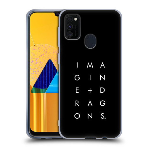 Imagine Dragons Key Art Stacked Logo Soft Gel Case for Samsung Galaxy M30s (2019)/M21 (2020)