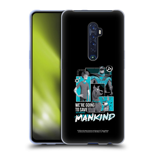 Scoob! Scooby-Doo Movie Graphics Save Mankind Soft Gel Case for OPPO Reno 2