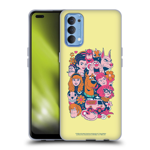 Scoob! Scooby-Doo Movie Graphics Retro Soft Gel Case for OPPO Reno 4 5G