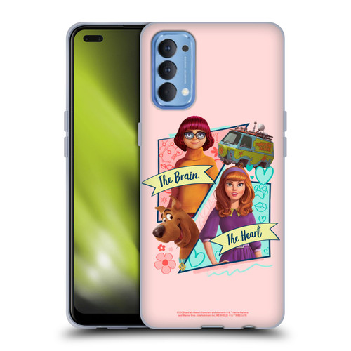 Scoob! Scooby-Doo Movie Graphics Scooby, Daphne, And Velma Soft Gel Case for OPPO Reno 4 5G