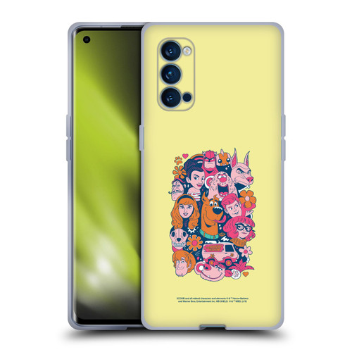 Scoob! Scooby-Doo Movie Graphics Retro Soft Gel Case for OPPO Reno 4 Pro 5G