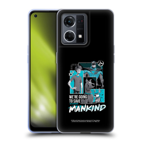 Scoob! Scooby-Doo Movie Graphics Save Mankind Soft Gel Case for OPPO Reno8 4G