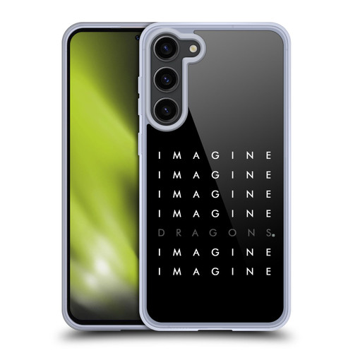 Imagine Dragons Key Art Logo Repeat Soft Gel Case for Samsung Galaxy S23+ 5G