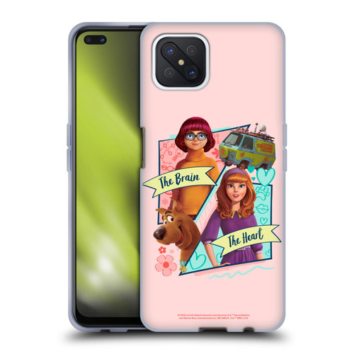 Scoob! Scooby-Doo Movie Graphics Scooby, Daphne, And Velma Soft Gel Case for OPPO Reno4 Z 5G