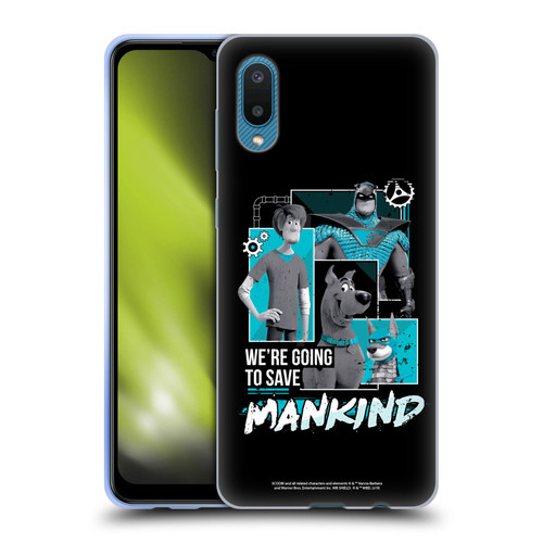 Scoob! Scooby-Doo Movie Graphics Save Mankind Soft Gel Case for Samsung Galaxy A02/M02 (2021)