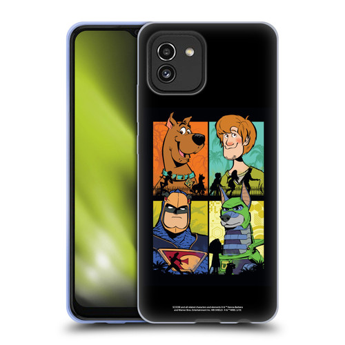 Scoob! Scooby-Doo Movie Graphics Scoob And Falcon Force Soft Gel Case for Samsung Galaxy A03 (2021)