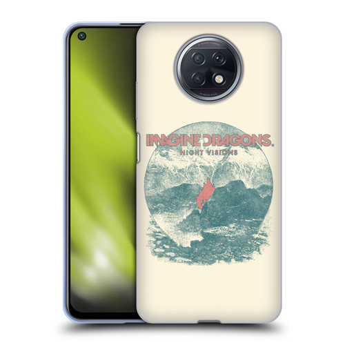 Imagine Dragons Key Art Flame Night Visions Soft Gel Case for Xiaomi Redmi Note 9T 5G