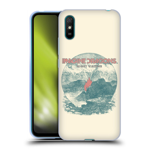 Imagine Dragons Key Art Flame Night Visions Soft Gel Case for Xiaomi Redmi 9A / Redmi 9AT