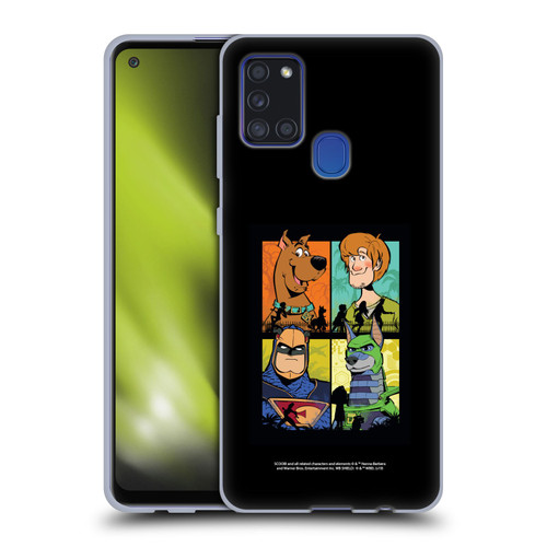 Scoob! Scooby-Doo Movie Graphics Scoob And Falcon Force Soft Gel Case for Samsung Galaxy A21s (2020)