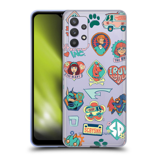 Scoob! Scooby-Doo Movie Graphics Retro Icons Soft Gel Case for Samsung Galaxy A32 5G / M32 5G (2021)