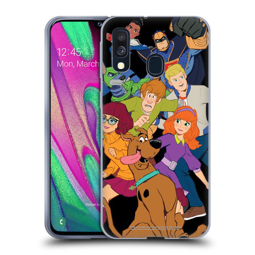 Scoob! Scooby-Doo Movie Graphics The Gang Soft Gel Case for Samsung Galaxy A40 (2019)