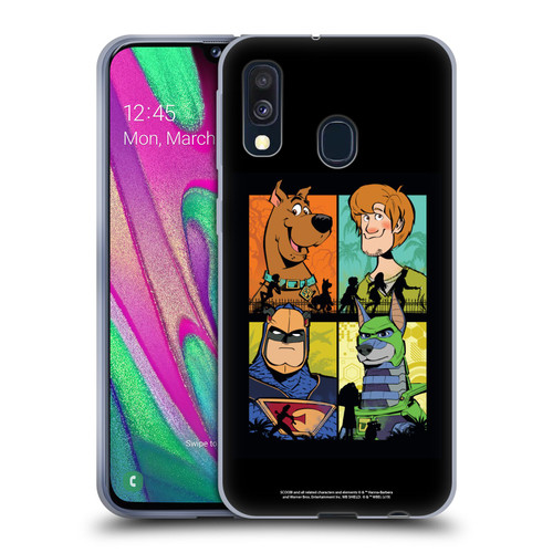 Scoob! Scooby-Doo Movie Graphics Scoob And Falcon Force Soft Gel Case for Samsung Galaxy A40 (2019)