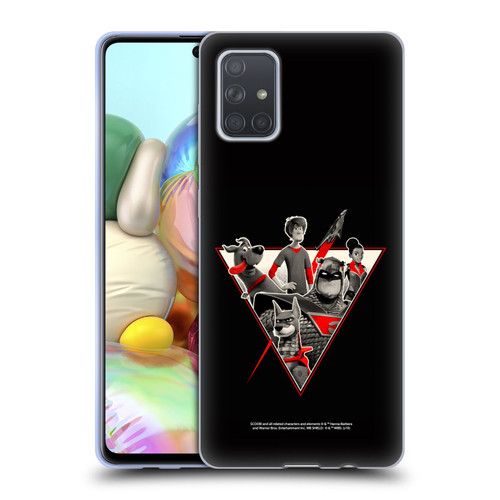 Scoob! Scooby-Doo Movie Graphics Heroes Soft Gel Case for Samsung Galaxy A71 (2019)