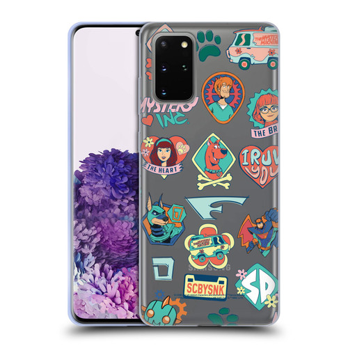 Scoob! Scooby-Doo Movie Graphics Retro Icons Soft Gel Case for Samsung Galaxy S20+ / S20+ 5G