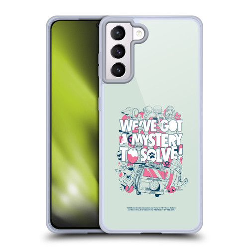 Scoob! Scooby-Doo Movie Graphics Mystery Soft Gel Case for Samsung Galaxy S21+ 5G